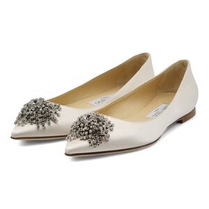 Jimmy Choo Love Flats with Sparkling Embellishments